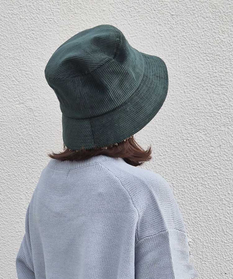 コーデュロイボアハット