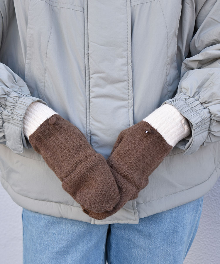 MOZフード付ミトン