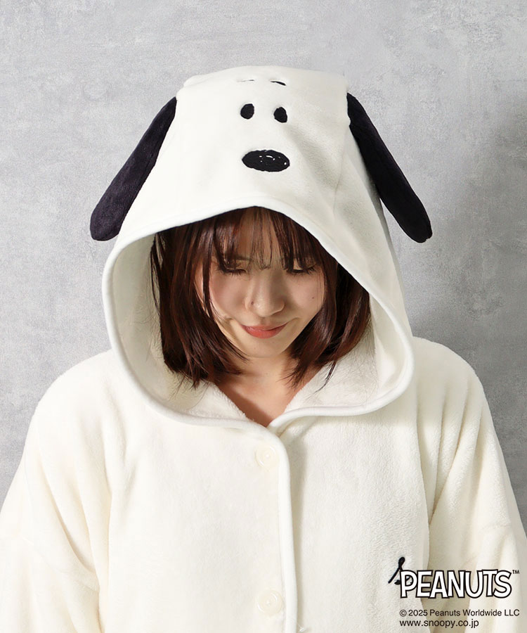 スヌーピーふわもこなりきりガウン