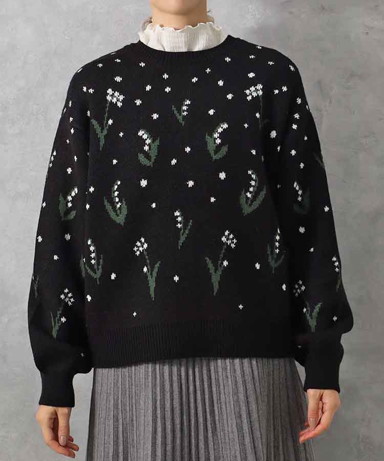 le petaleスズランニットカーディガン