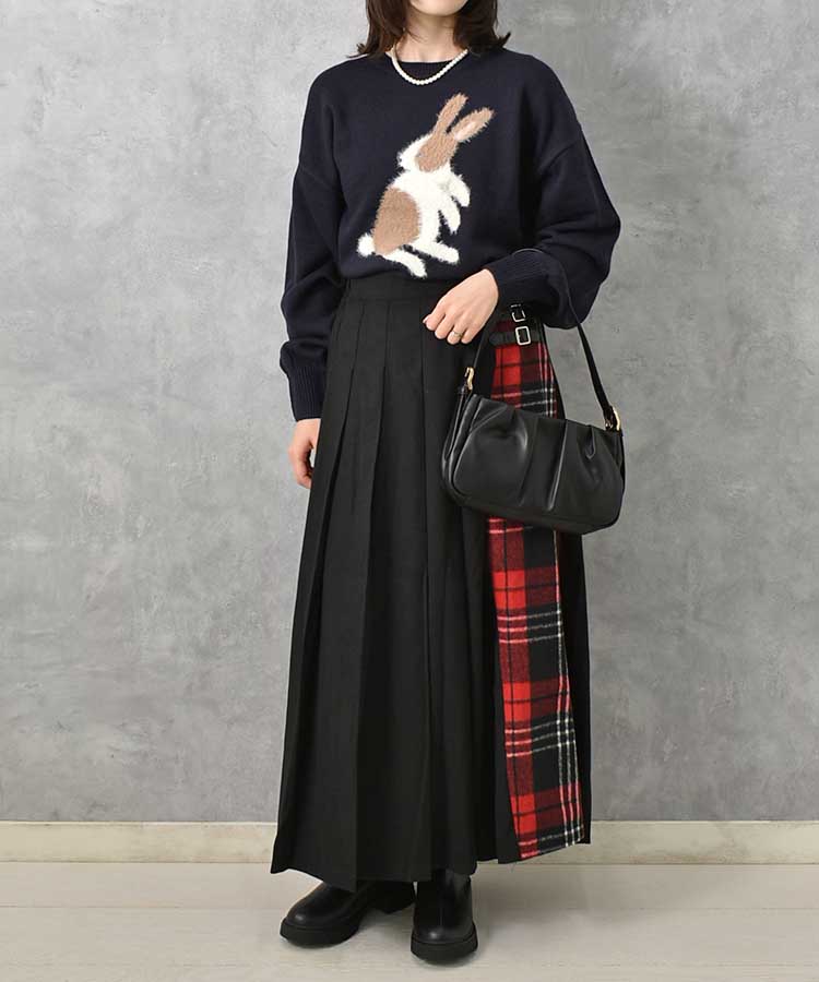 le petale Fluffy rabbitニットプルオーバー