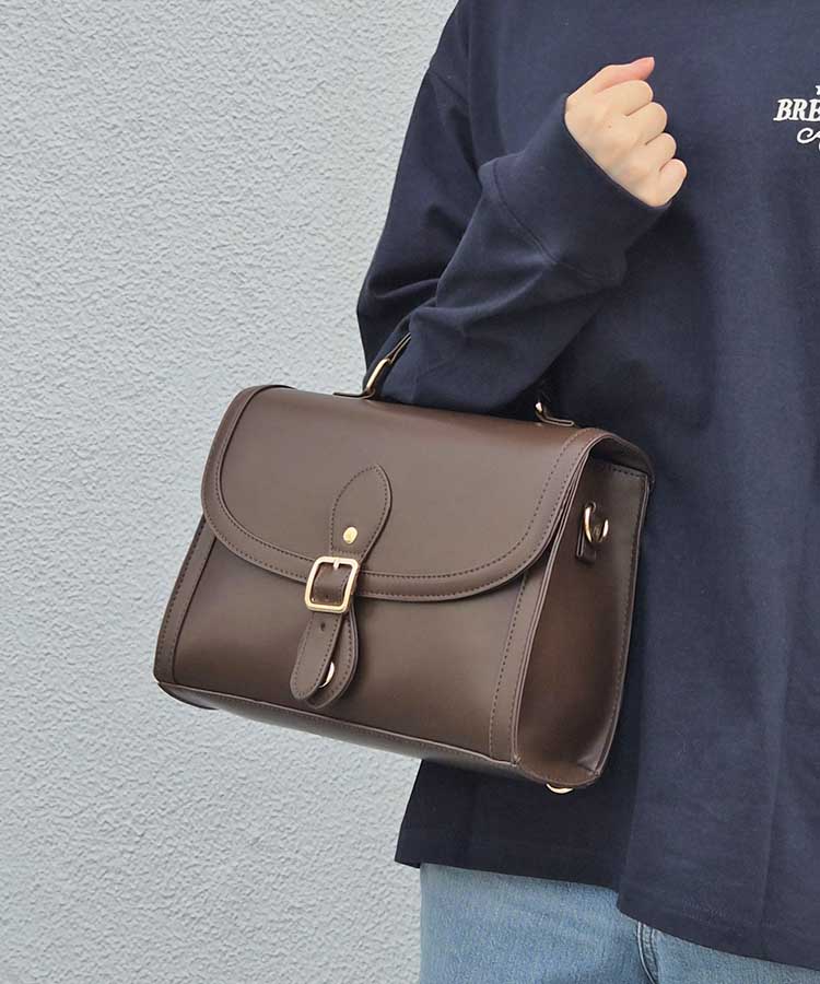 ラウンド3Wayサッチェルバッグ