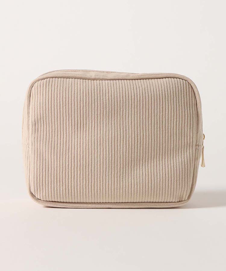 ジョイフルビットコーデュロイスクエアポーチ