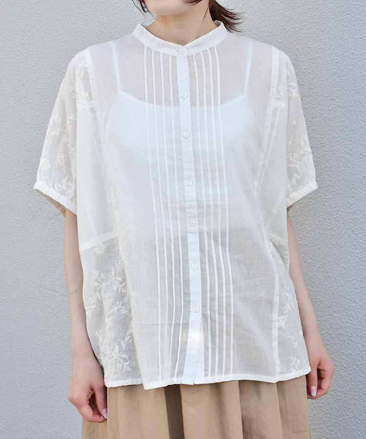 ≪SALE≫ピンタックドルマンブラウス