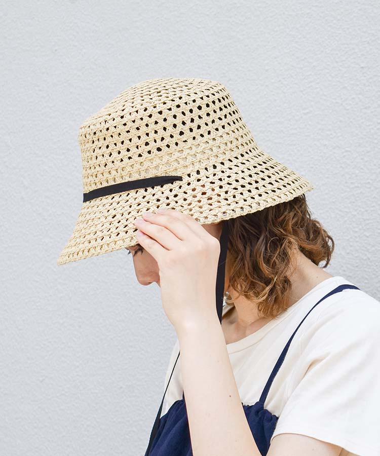 ≪SALE≫リボン付きペーパーハット