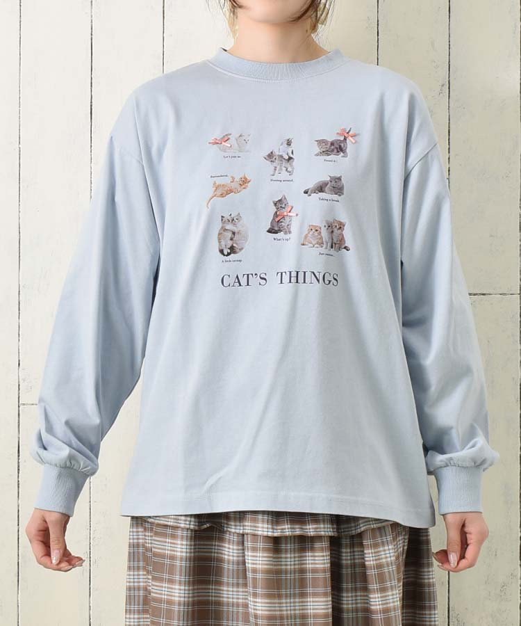 le petale CATsリボンロンT