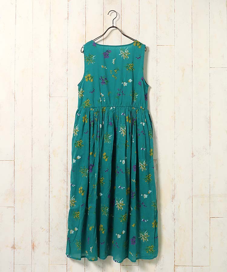 ≪SALE≫袖なし総柄ワンピースNO3