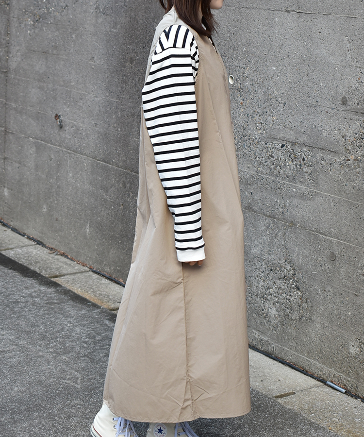 ナイロンワッシャージャンパースカート