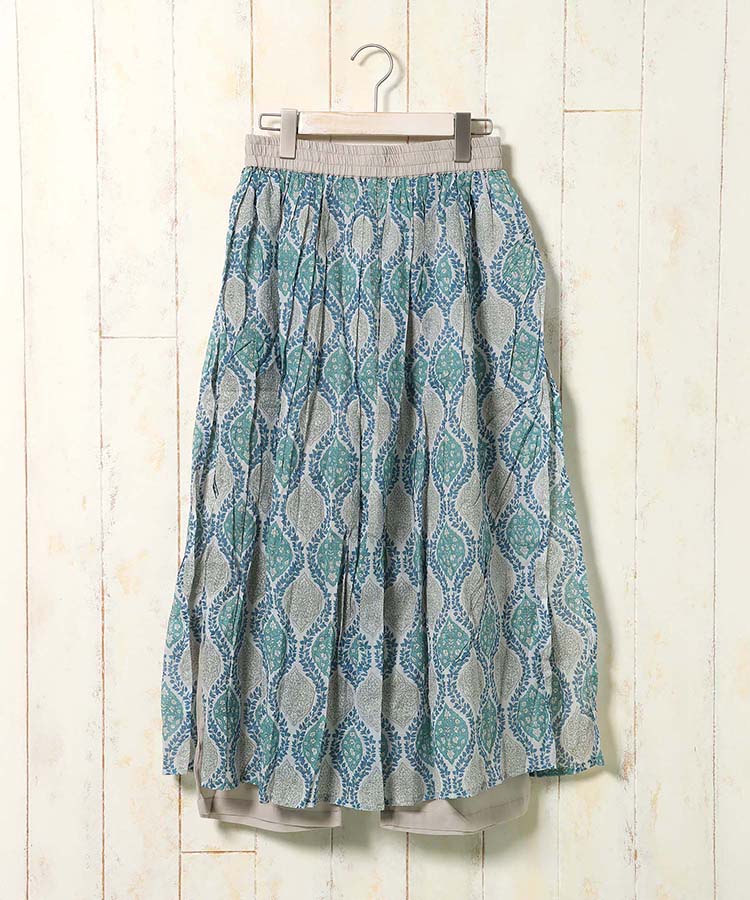 オリエンタル柄パンツスカート