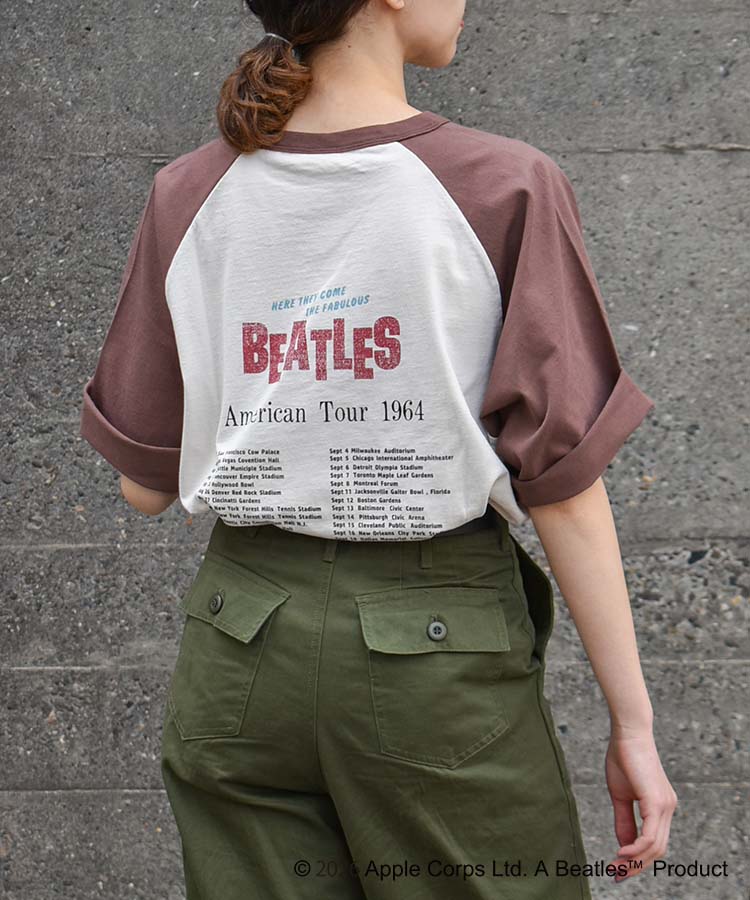 THE BEATLESツアーラグランTシャツ