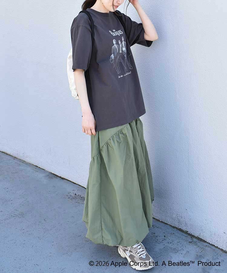 THE BEATLESレコードプリントTシャツ