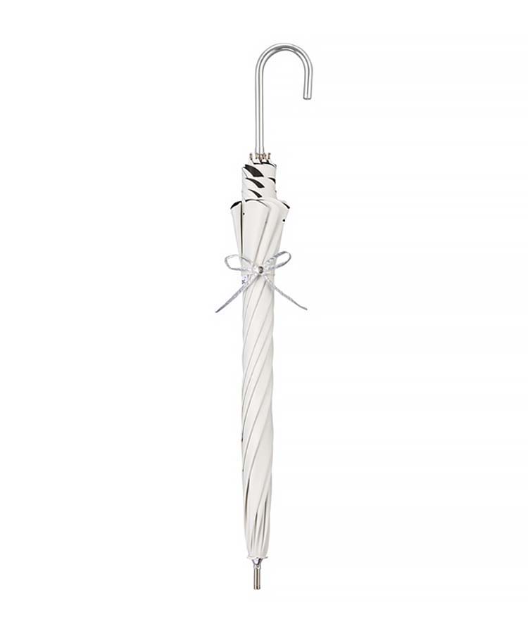 遮光シルバーリボンハート日傘