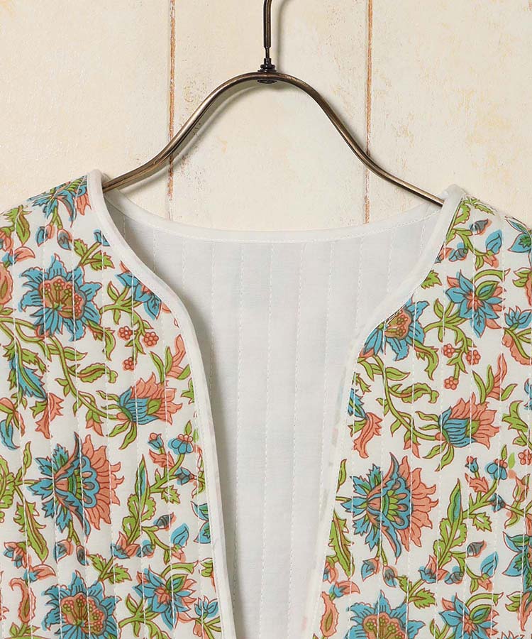 フラワーキルトジャケット