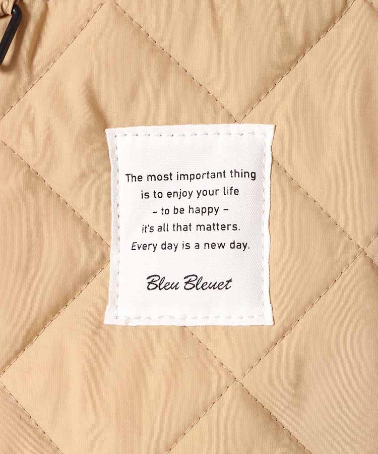 バイカラーキルティングトート