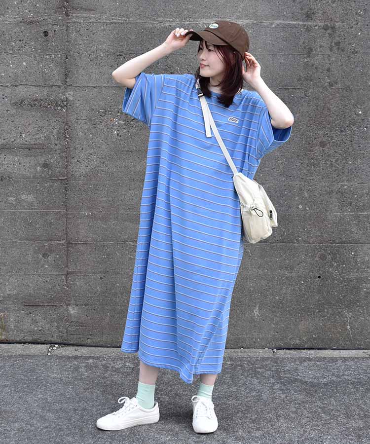 Bouncy.ボーダーワンピース