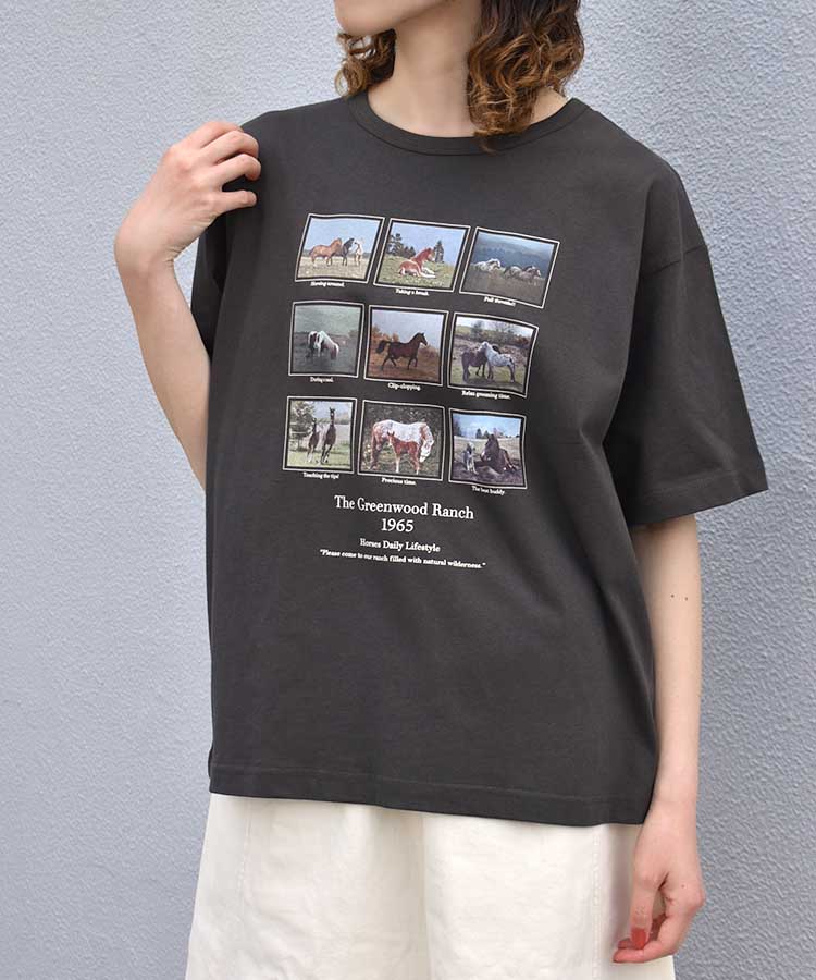 HORSEフォトTシャツ