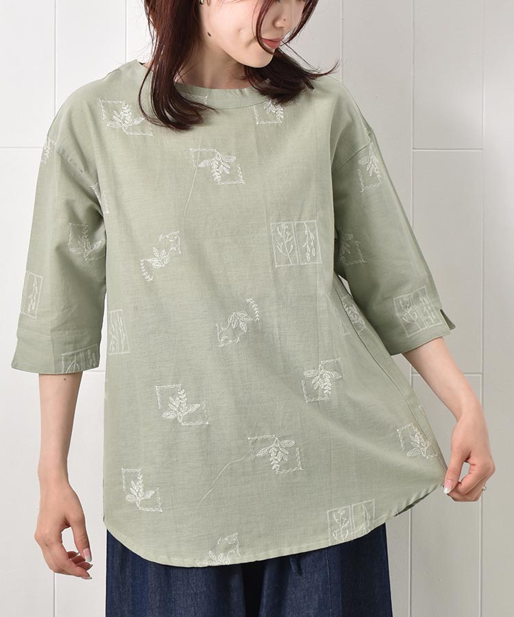 ≪SALE≫フラワー刺繍ブラウス