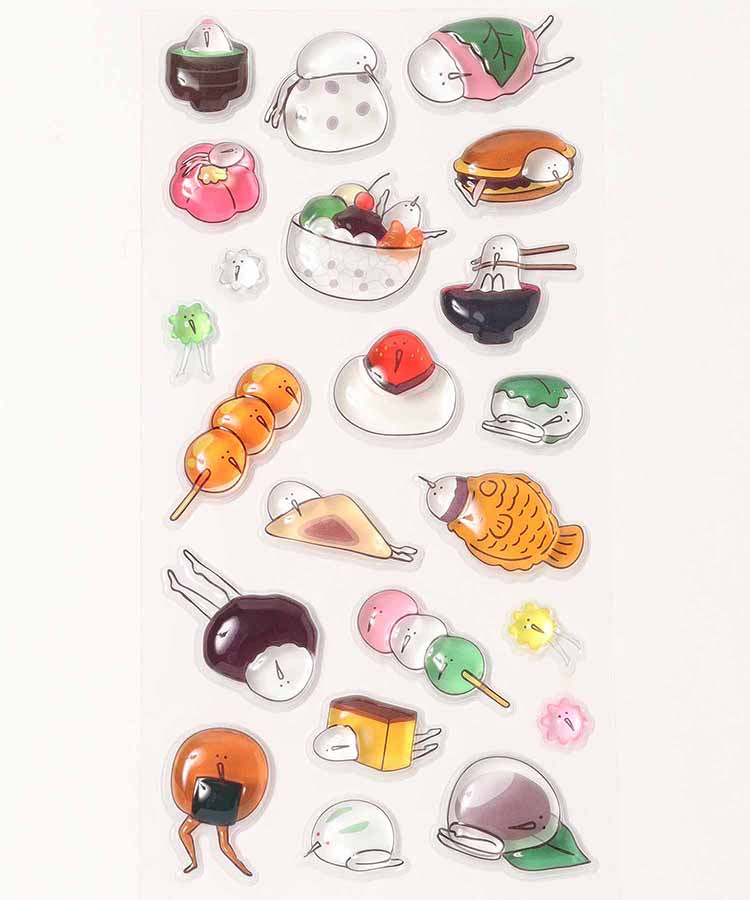 【WEB予約 4/25～順次発送】たまごあしのぷっくりシール2