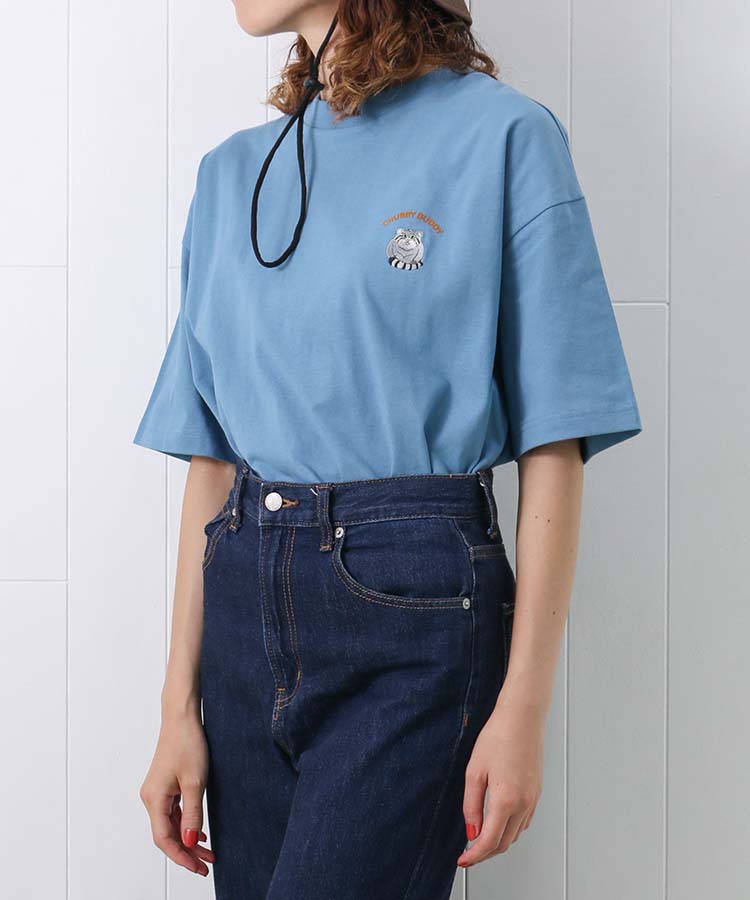≪SALE≫マヌルネコ刺繍Tシャツ