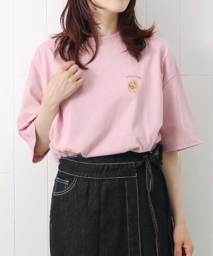 ≪SALE≫ハムスター刺繍Tシャツ