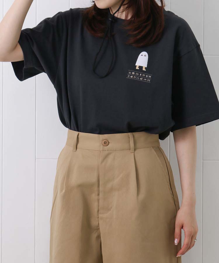 古代フロッキープリントTシャツ