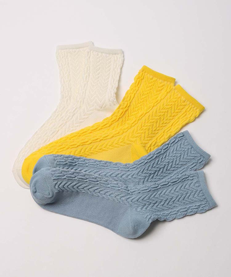 ≪SALE≫フロートワッフルソックス