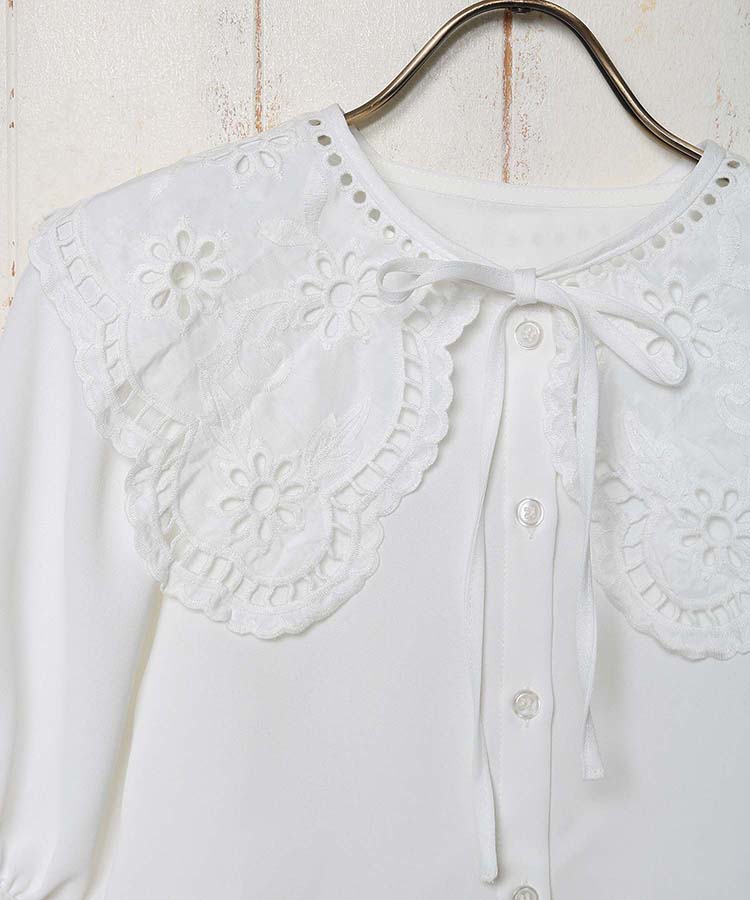 ≪OUTLET≫襟付きブラウス