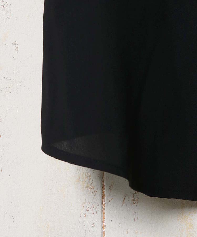 ≪SALE≫襟刺繍半袖ブラウス