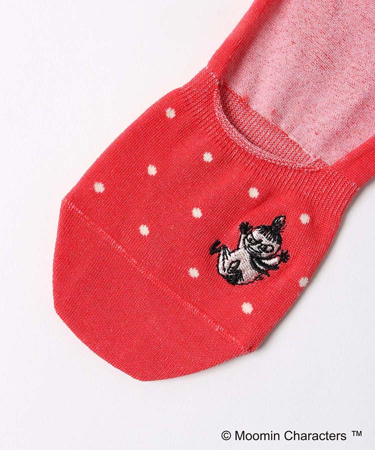≪SALE≫シルケットドットミイ刺繍ソックス