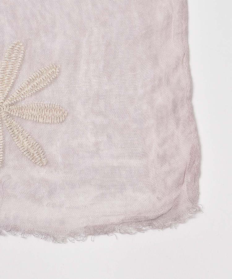 ≪SALE≫フラワーキカ刺繍ストール