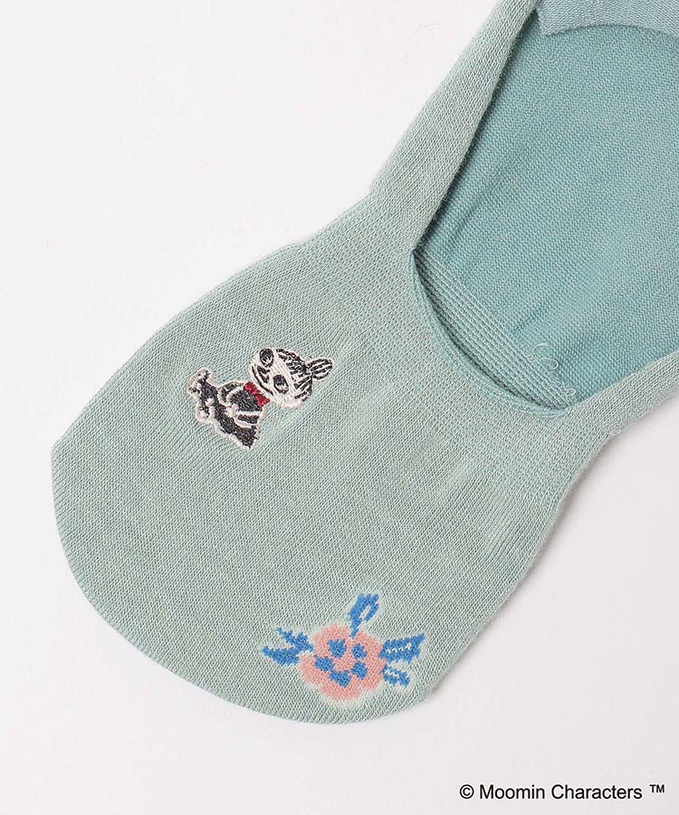 花ミィ刺繍パンプスソックス