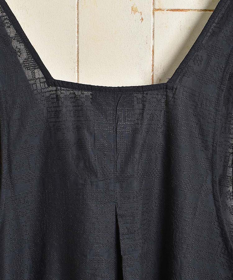 ≪OUTLET≫総刺繍ノースリーブ2wayワンピース