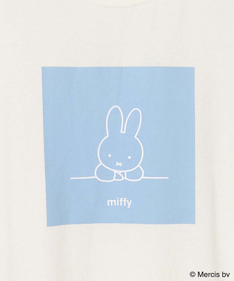 ミッフィースクエアプリントTシャツ