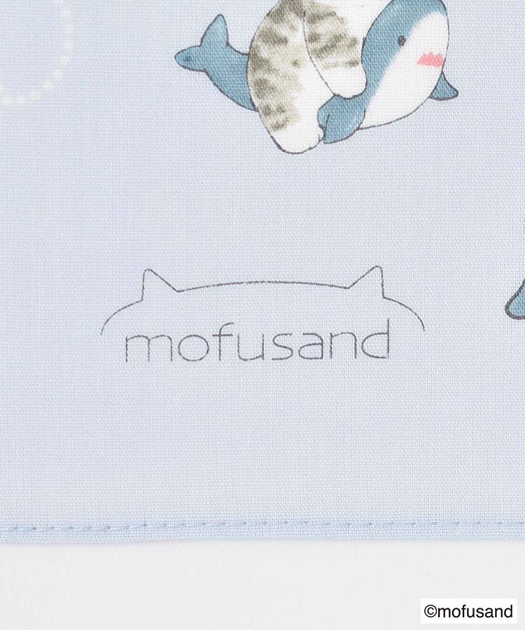 ≪OUTLET≫mofusandプリント大判ハンカチ