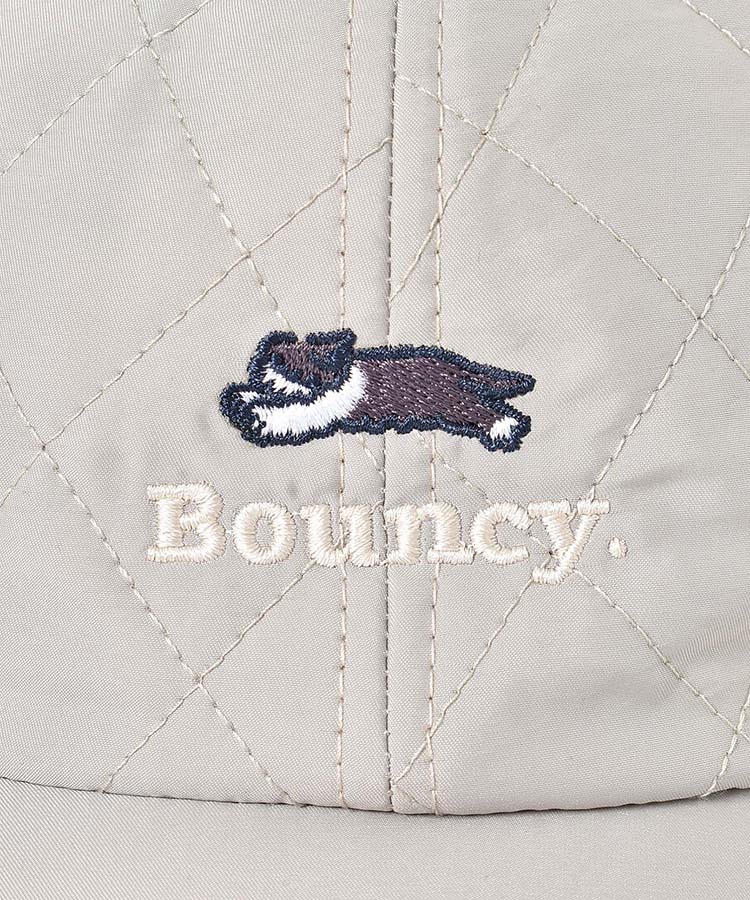 Bouncy.ボアキルトフライトキャップ