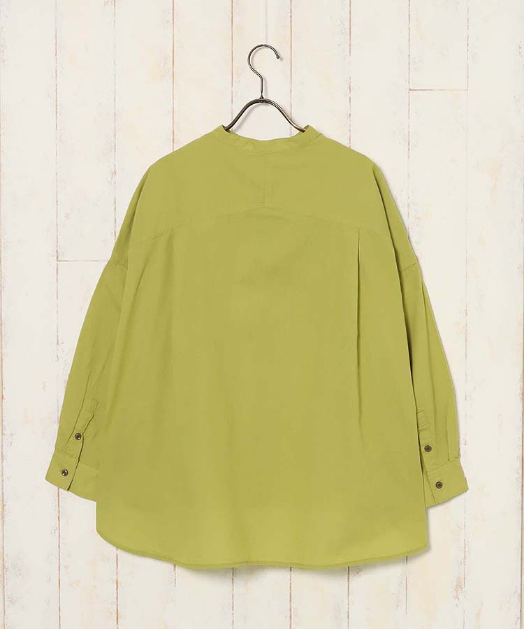 バンドカラーシャツ