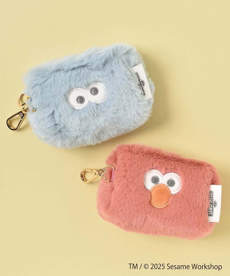 ≪SALE≫SESAME STREET FACE FURマイクロポーチ