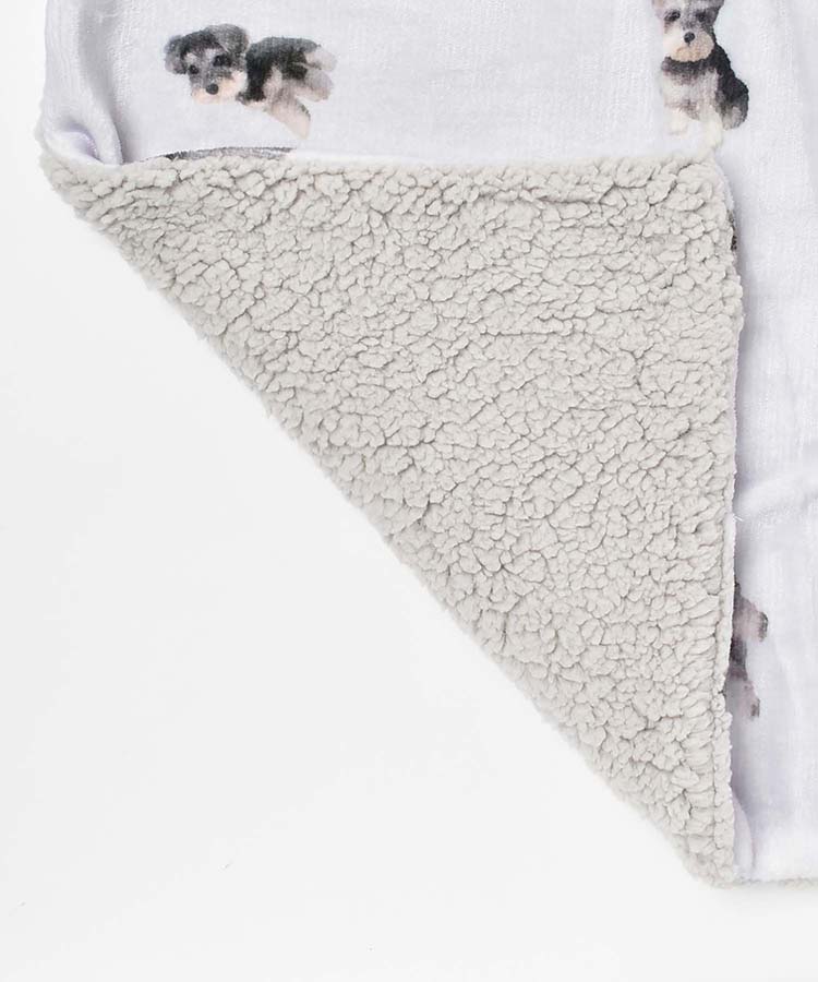 モチーフプリント3wayひざ掛け