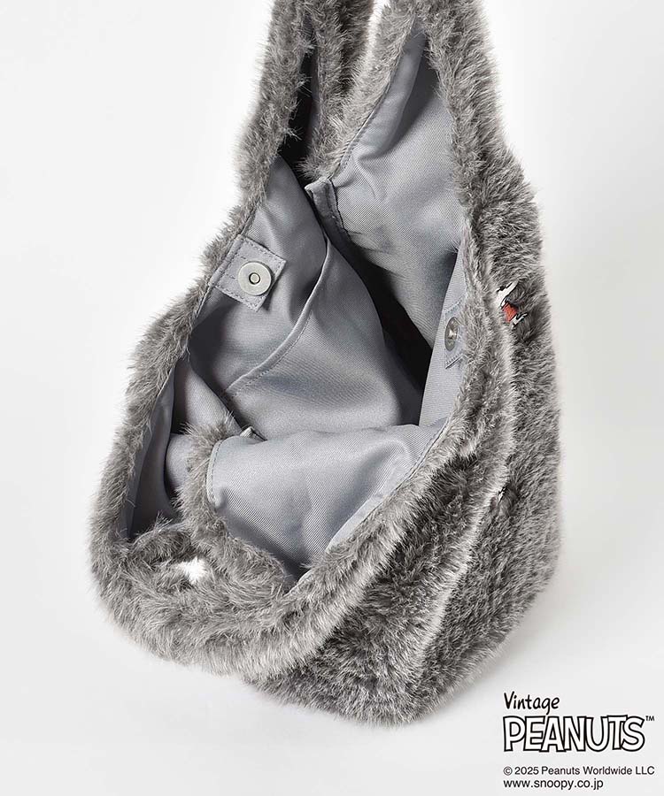 PEANUTSファーショッパートート