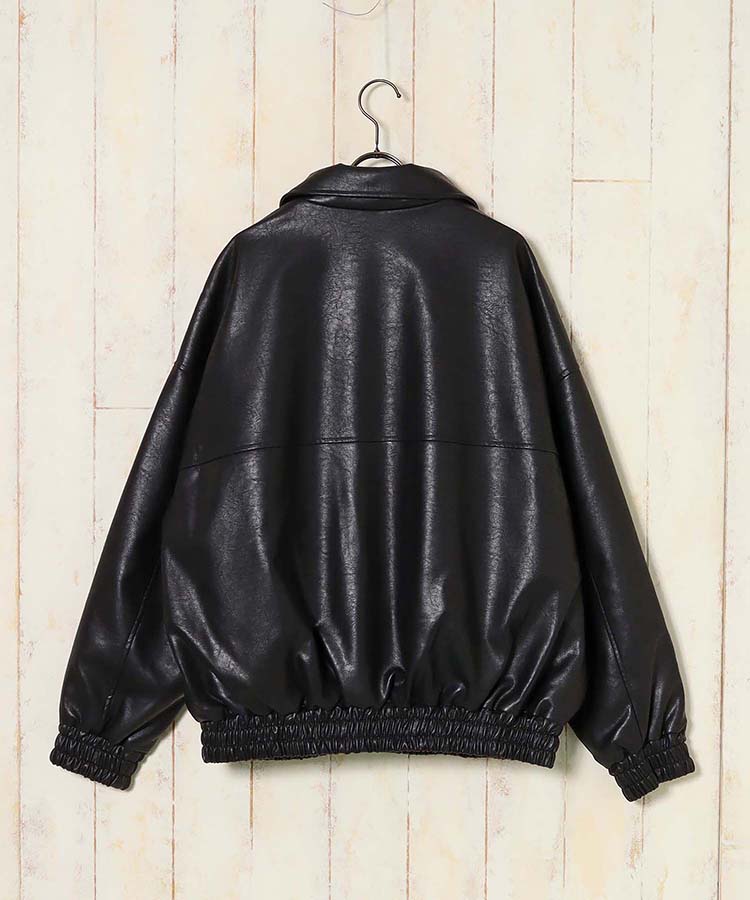 フェイクレザージャケット