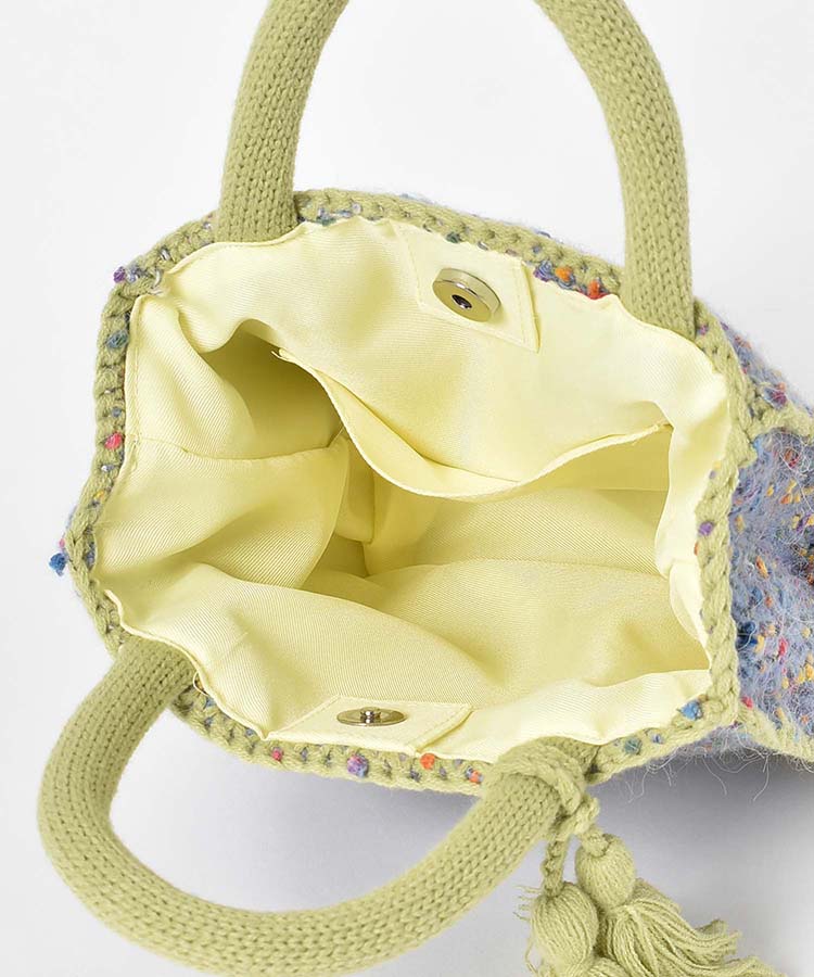 カラフルネップヤーンミニトート