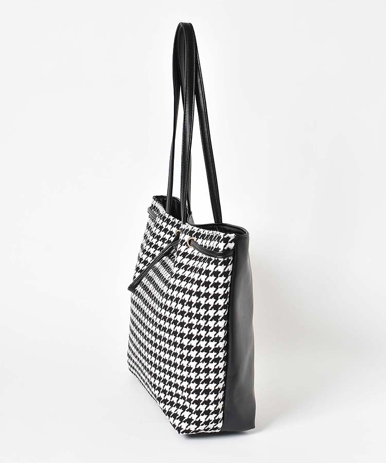 合皮フロントドロストトート