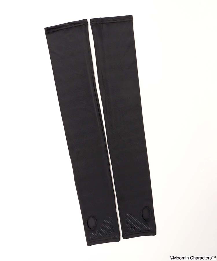 すわりリトルミイ刺繍冷感UVロンググローブ