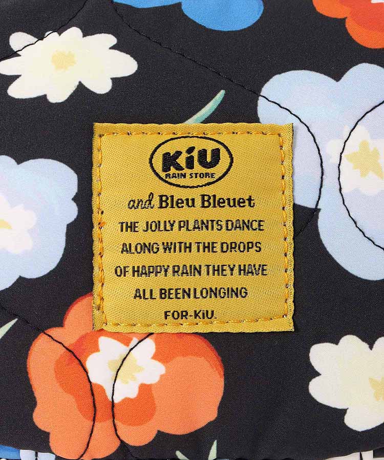 【KiU and BleuBleuet】KiUパデッドスクエアポーチ