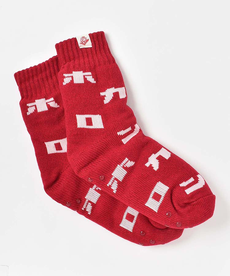 ホカロン裏ボアロゴソックス