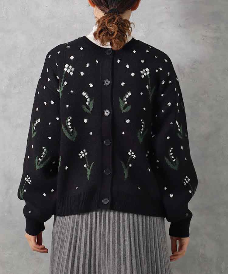 le petaleスズランニットカーディガン