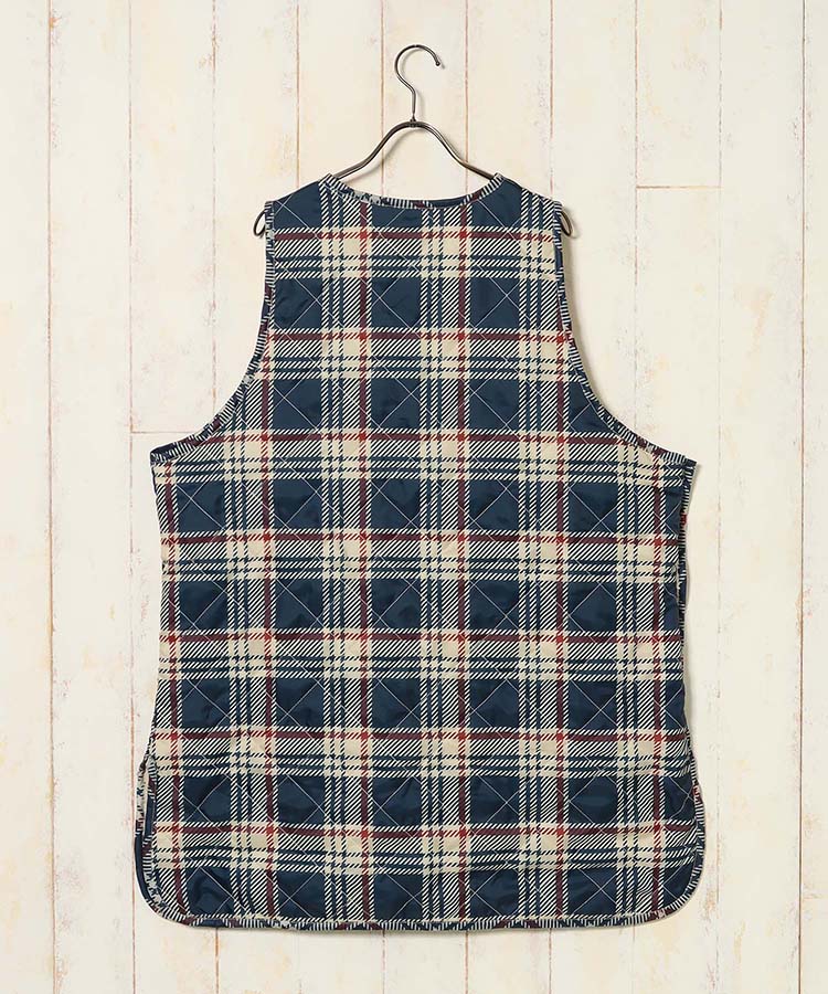 ボアキルトエプロン