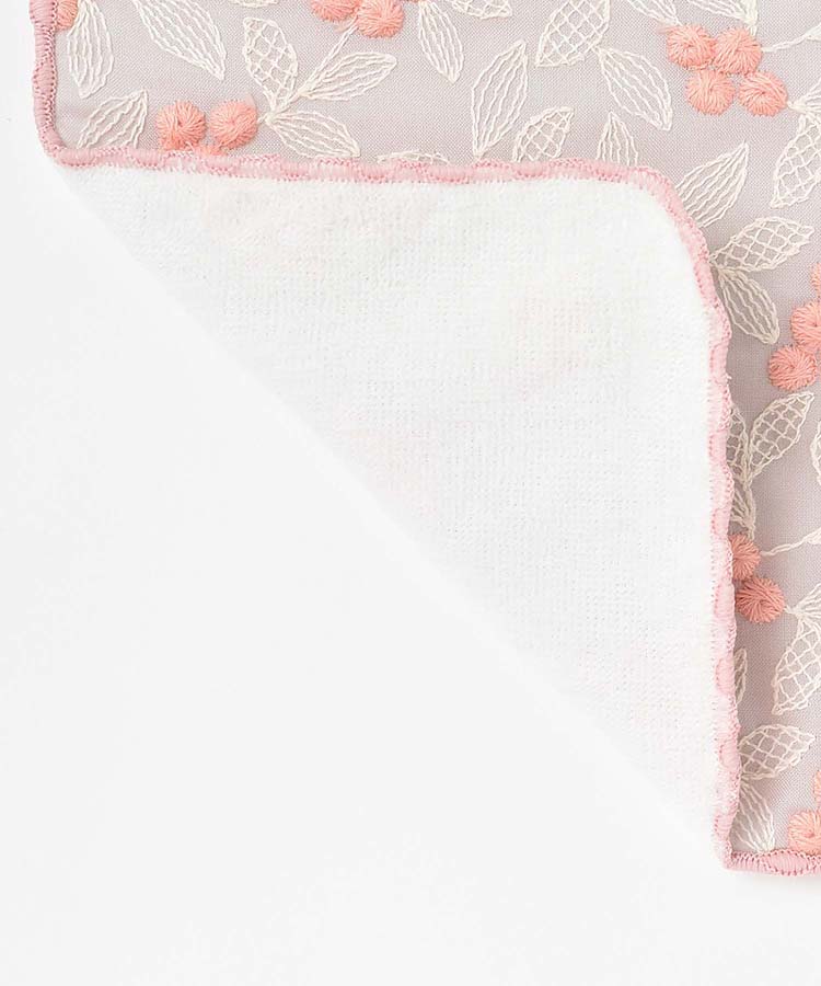 エンブロイダリー刺繍ハンカチ