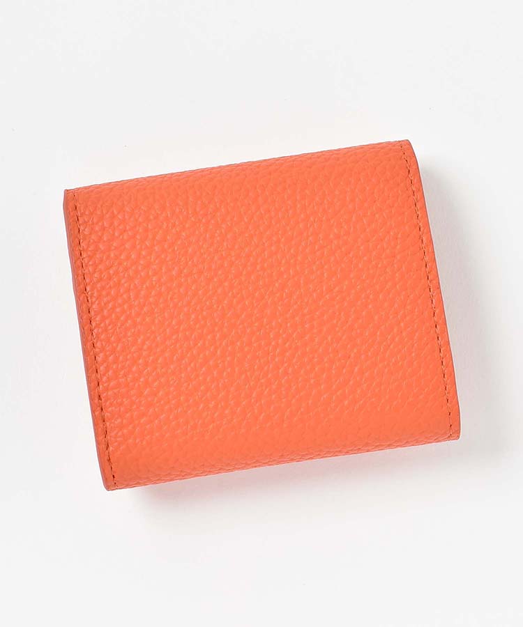 カーブフラップ二つ折財布