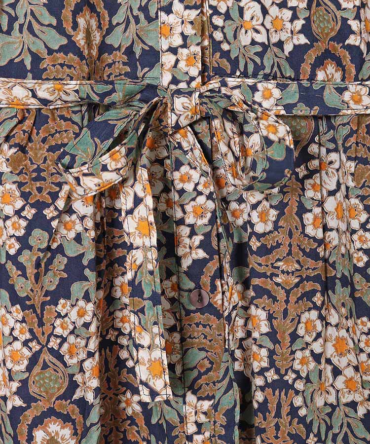 【WEB限定】ガーデンクロス前開きワンピース